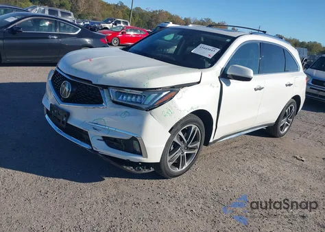 2017 Acura Mdx Advance Entertainment Pkgs z USA, uszkodzony, nr VIN 5FRYD4H97HB008903